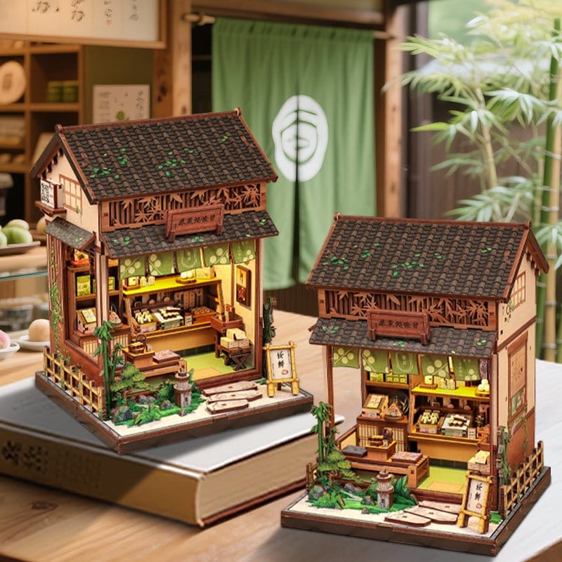 Maquette Miniature House Kanmi-dokoro Kurihara 19 x 15 cm