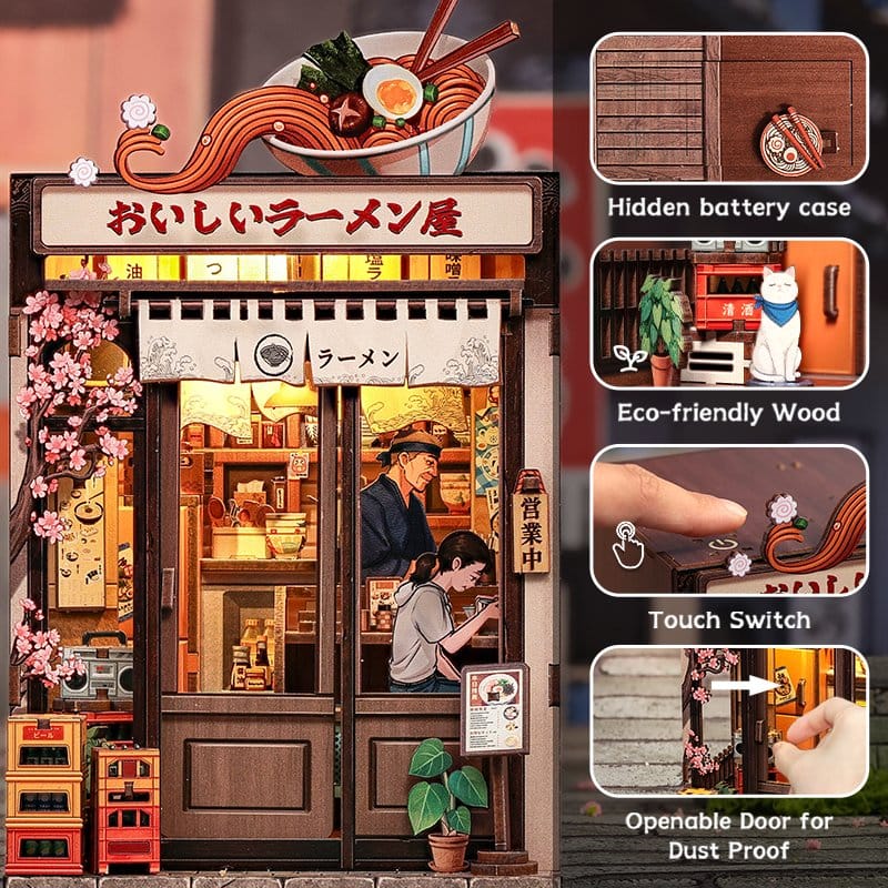 Figurine Model Kit Miniature House Oishii Kyoto 22 x 13 cm