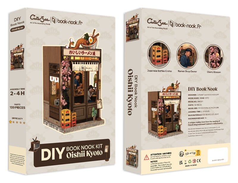 Figurine Model Kit Miniature House Oishii Kyoto 22 x 13 cm