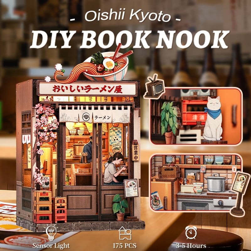 Figurine Model Kit Miniature House Oishii Kyoto 22 x 13 cm
