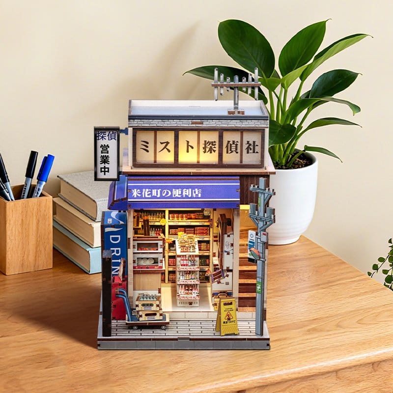 Maquette Miniature House Beika-cho Convenience Store 22 x 15 cm