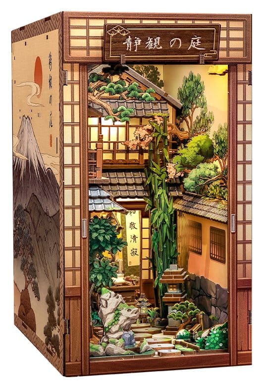 Maquette Book Nook Serene Courtyard 22 x 12 cm