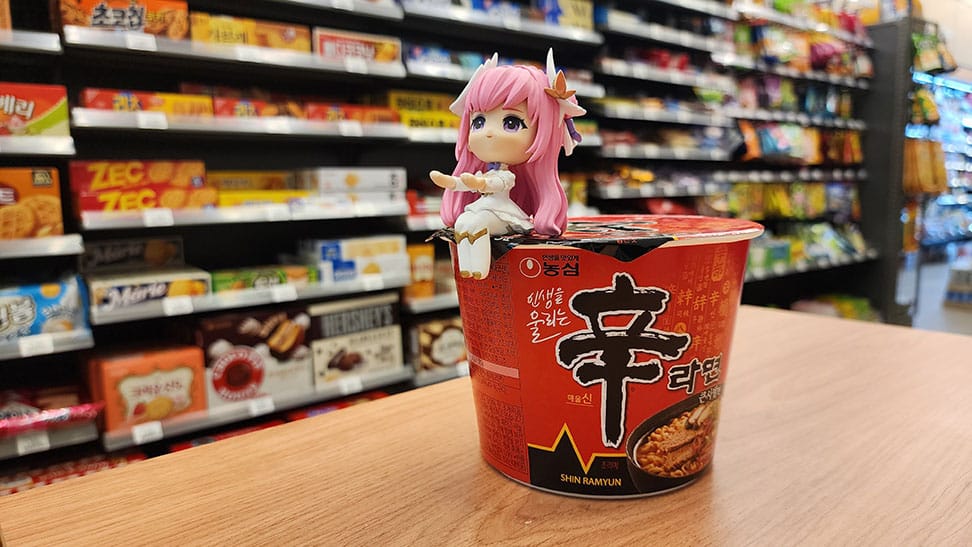 Goddess of Victory: Nikke statuette PVC Cup Noodle Holder Dorothy 9 cm