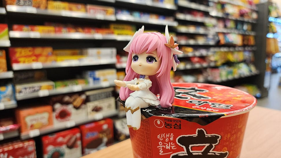 Goddess of Victory: Nikke statuette PVC Cup Noodle Holder Dorothy 9 cm