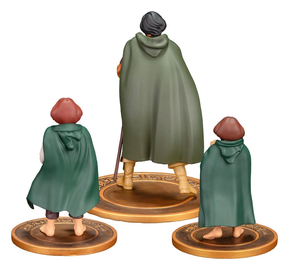 Le Seigneur des Anneaux Animated Film pack 3 figurines PVC Frodo, Aragorn, and Samwise