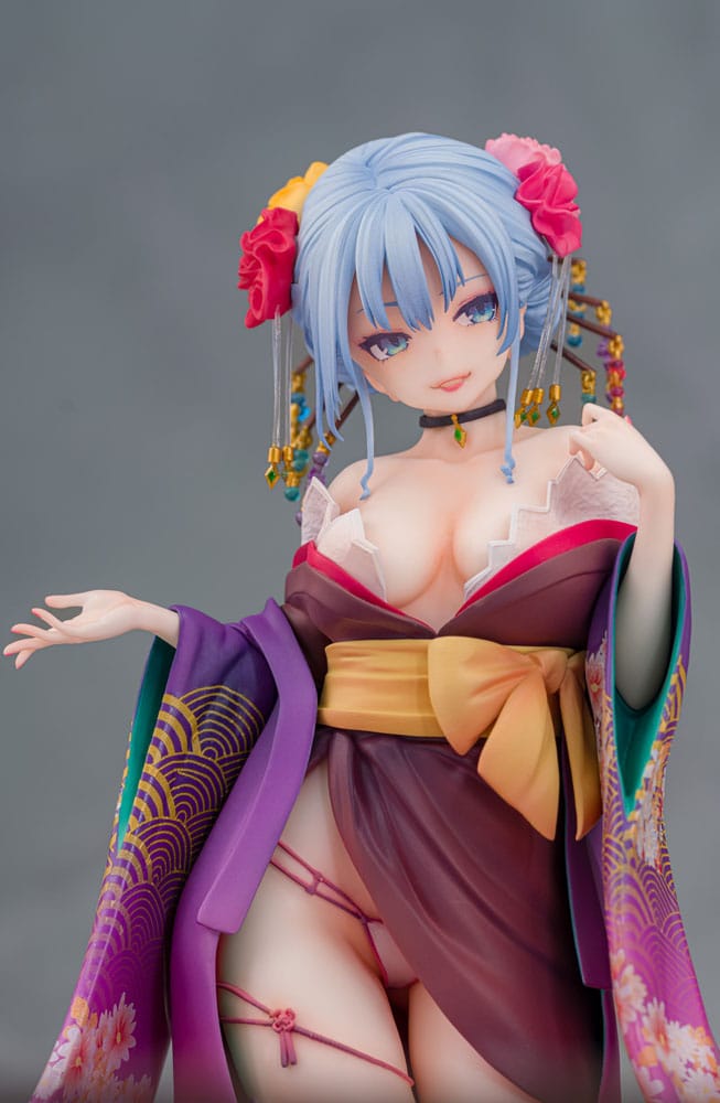 Original Character statuette 1/7 Shujuu Ecstasy Shion Oiran Ver. 15 cm