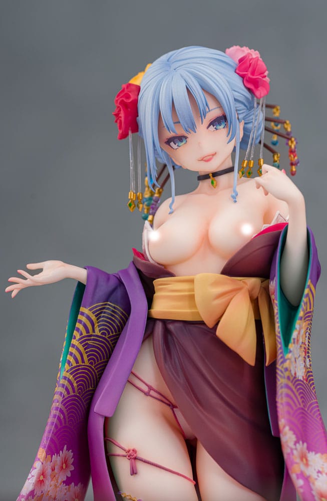 Original Character statuette 1/7 Shujuu Ecstasy Shion Oiran Ver. 15 cm