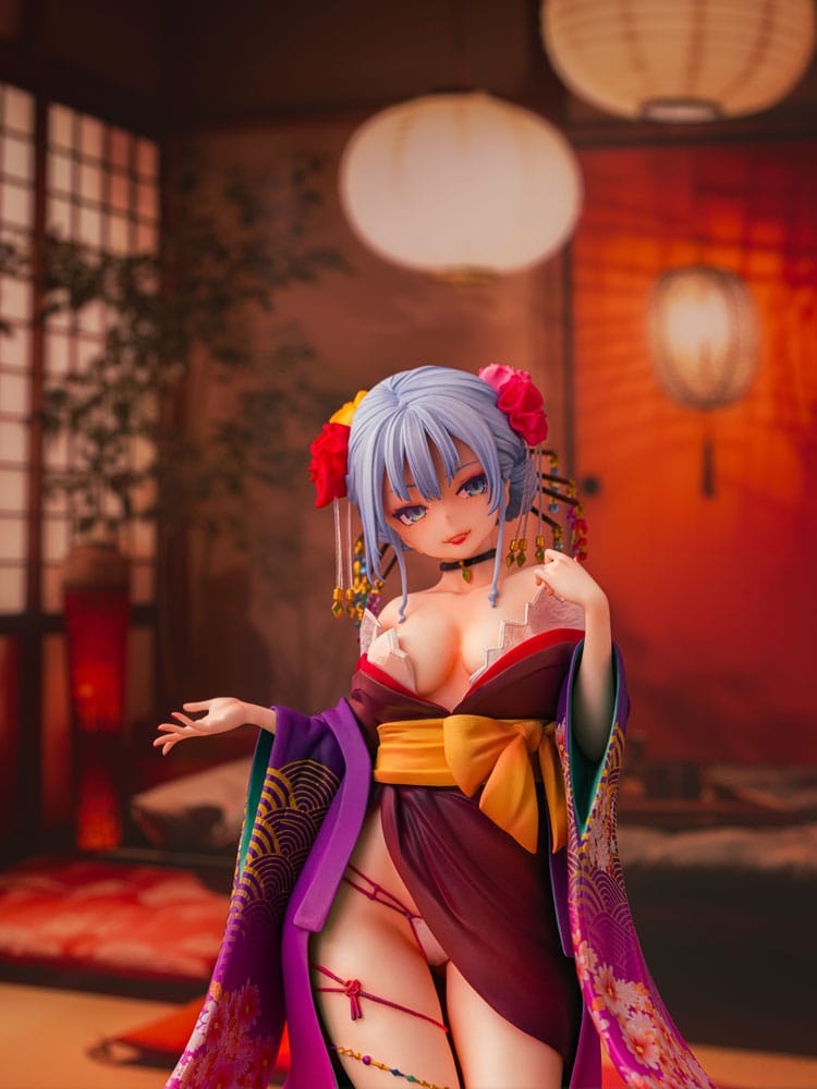 Original Character statuette 1/7 Shujuu Ecstasy Shion Oiran Ver. 15 cm