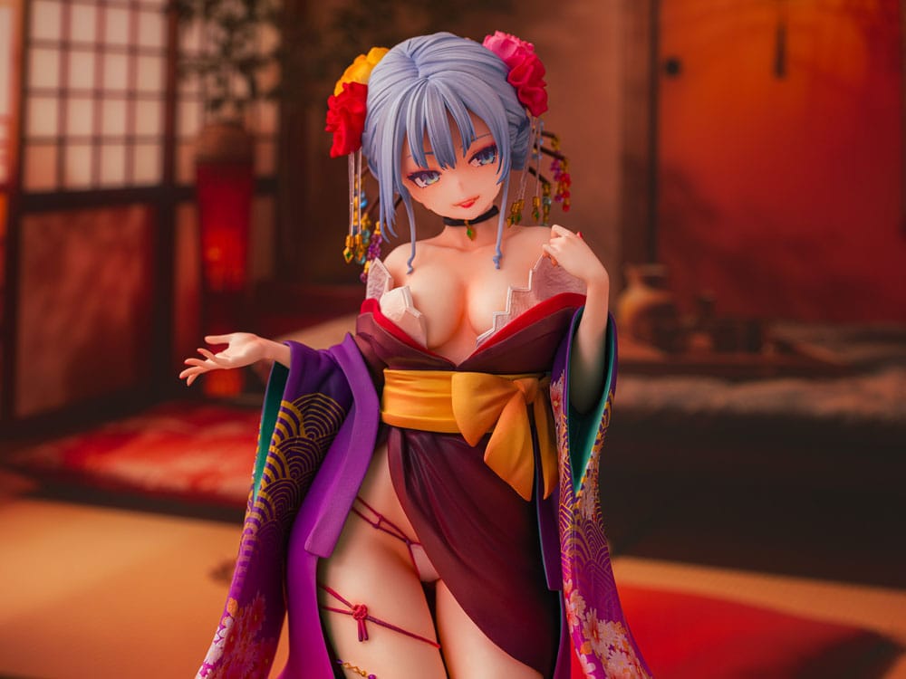Original Character statuette 1/7 Shujuu Ecstasy Shion Oiran Ver. 15 cm