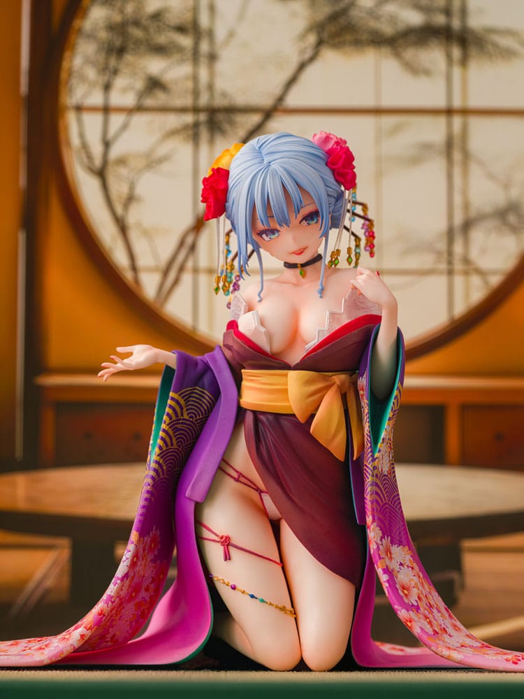 Original Character statuette 1/7 Shujuu Ecstasy Shion Oiran Ver. 15 cm