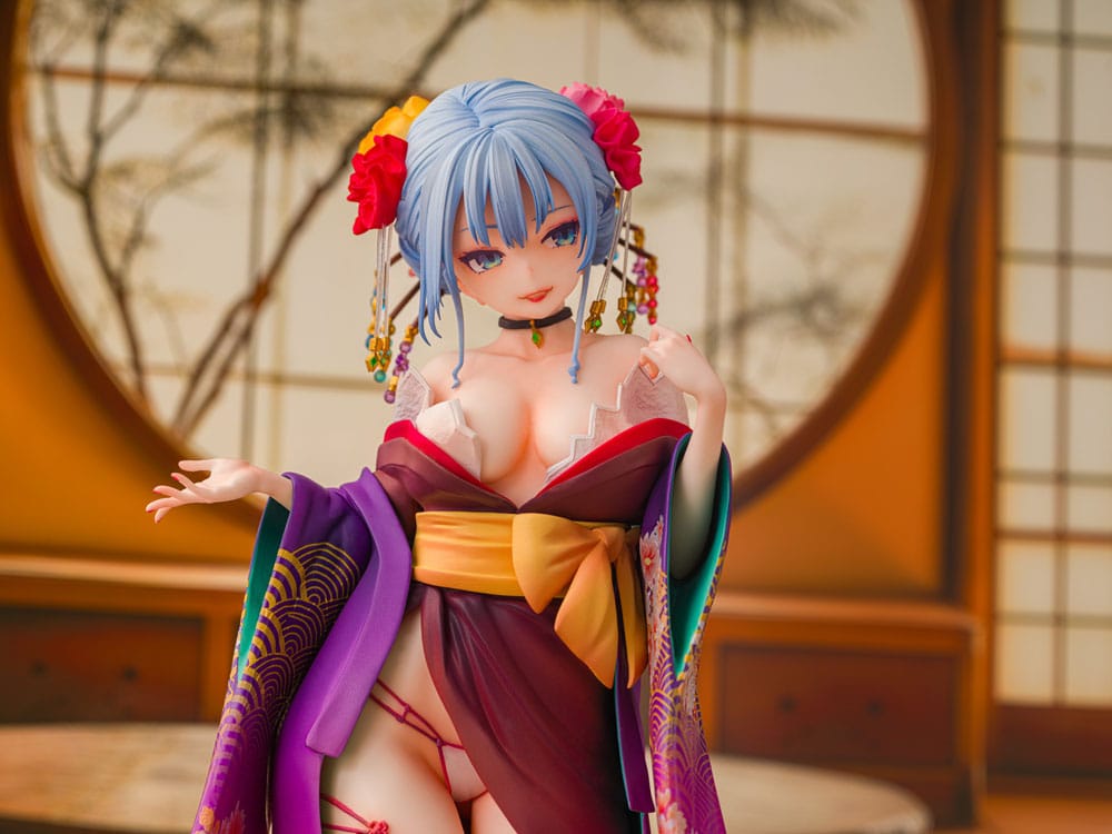 Original Character statuette 1/7 Shujuu Ecstasy Shion Oiran Ver. 15 cm