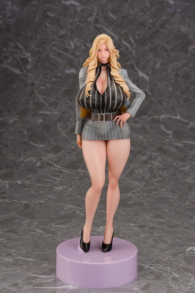 Gal Ane Shachou to Harem Office figurine PVC 1/7 Nishigori Ai (Grey Suit Ver.) 26 cm