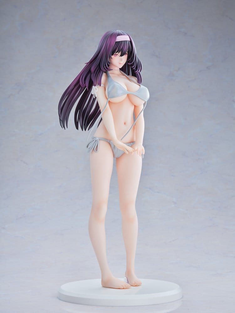 Original Model statuette 1/5 Tomoe Sakura Swimsuit Black Hair Ver. Illustration by Toshi Tsutakaze 32 cm