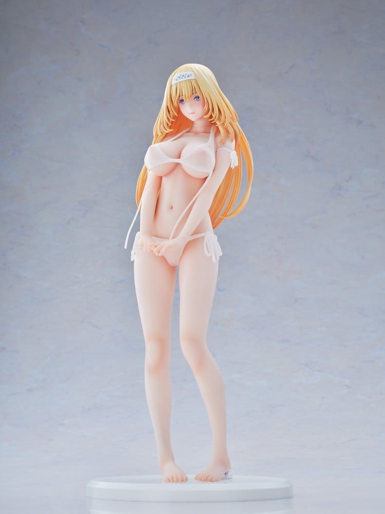 Original Model statuette 1/5 Tomoe Sakura Swimsuit Blonde Hair Wholesome Ver. Illustration by Toshi Tsutakaze 32 cm