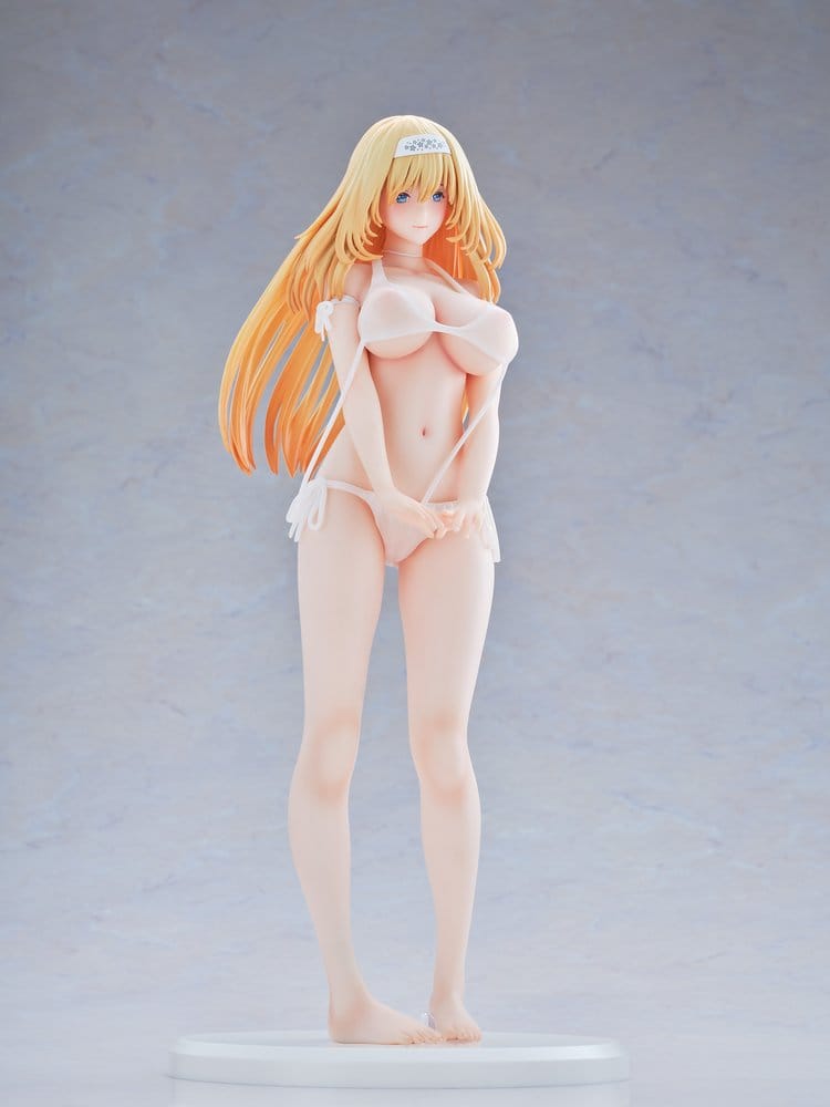 Original Model statuette 1/5 Tomoe Sakura Swimsuit Blonde Hair Wholesome Ver. Illustration by Toshi Tsutakaze 32 cm