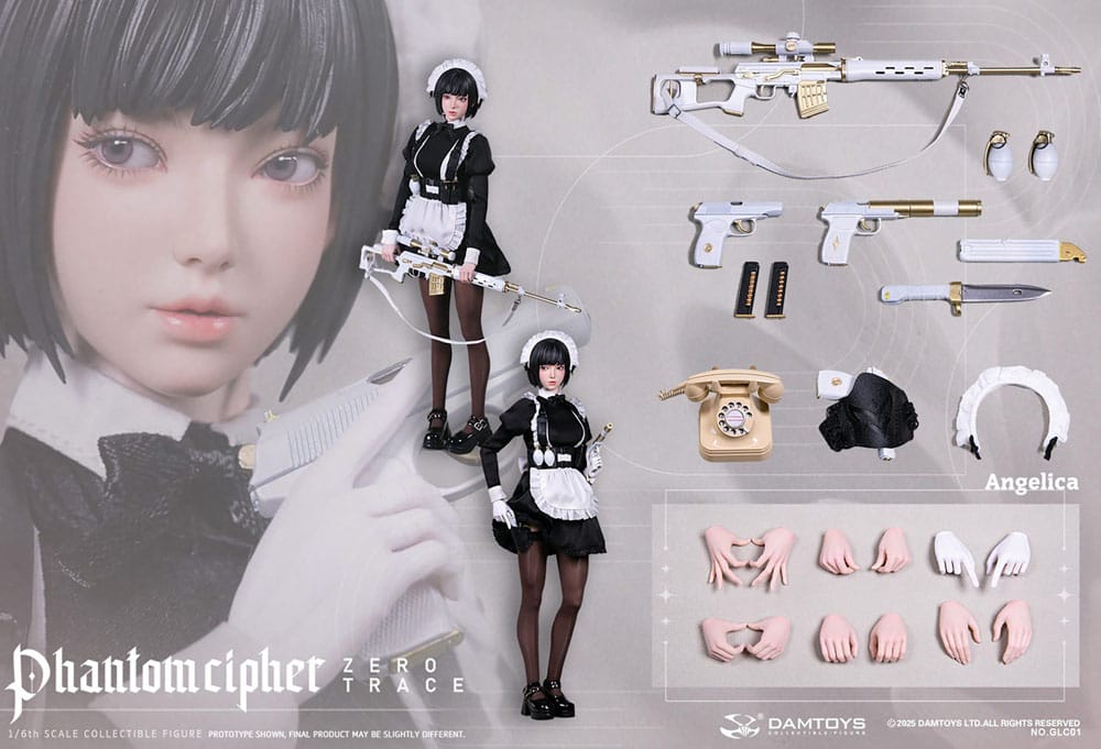 Phantom Cipher: Zero Trace figurine 1/6 Angelica 30 cm