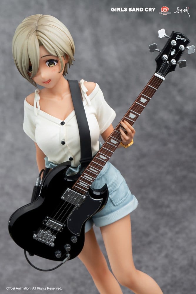 Girls Band Cry statuette PVC 1/7 Natsu wo Mankitsu shite Sakebe Series No. 3 Rupa 26 cm