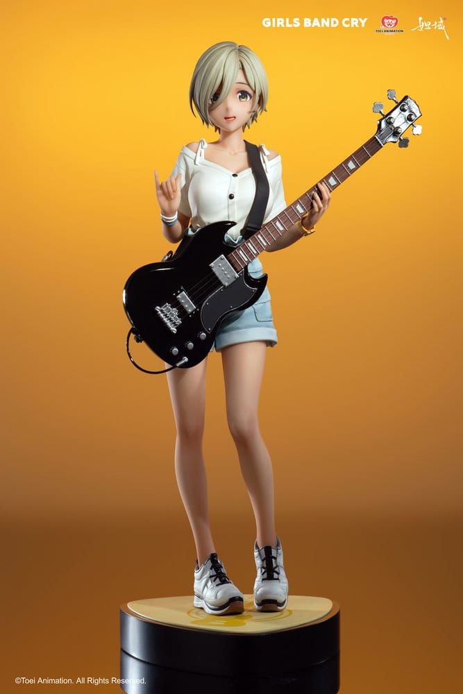 Girls Band Cry statuette PVC 1/7 Natsu wo Mankitsu shite Sakebe Series No. 3 Rupa 26 cm