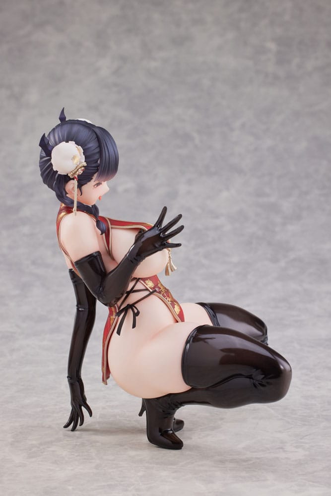 Original Character statuette 1/6 Dragon Chinese Dress Sugata no Ane no Tomodachi Illustrated by Daiki Kase 17 cm
