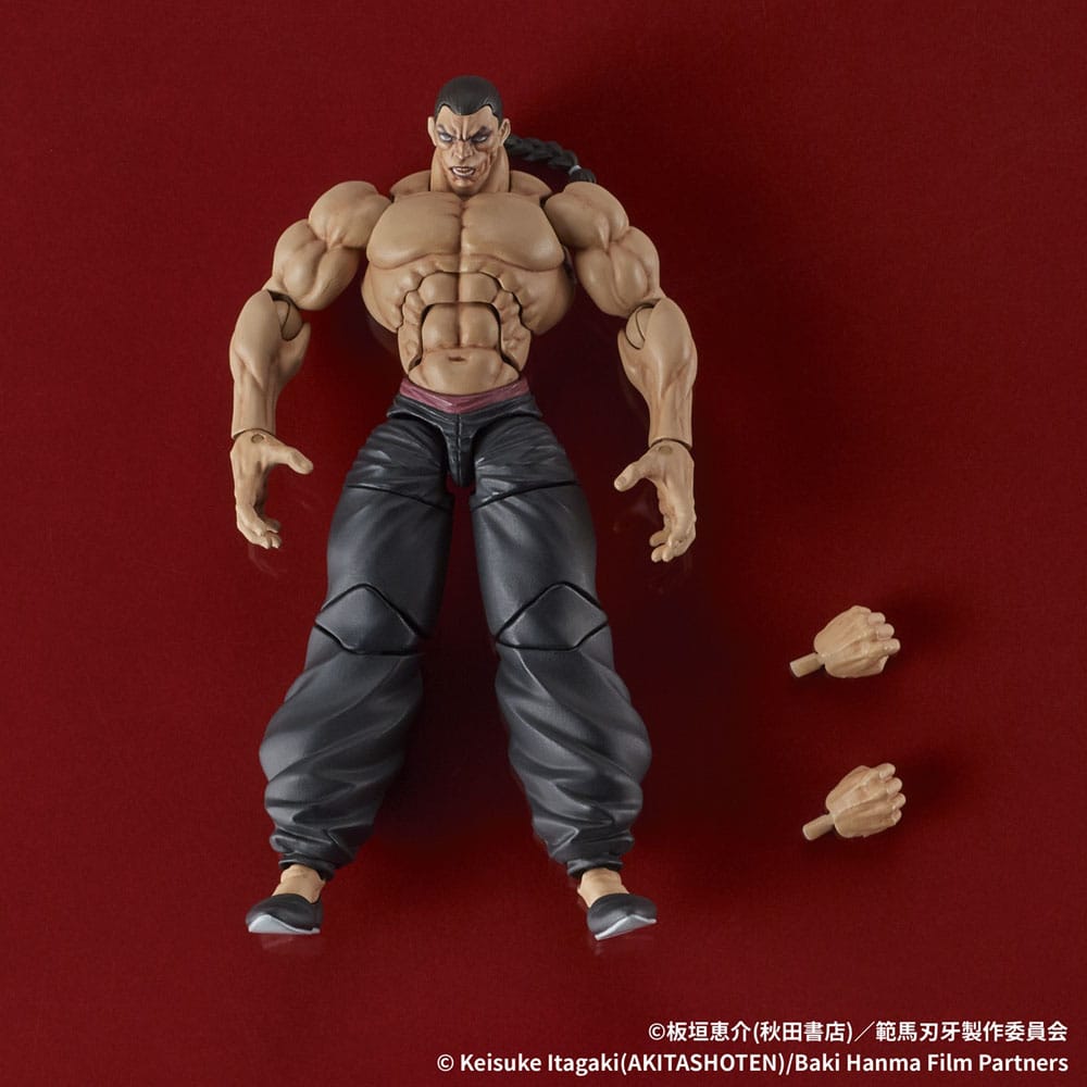 Baki Hanma Digaction figurine Retsu Kaioh 7 cm