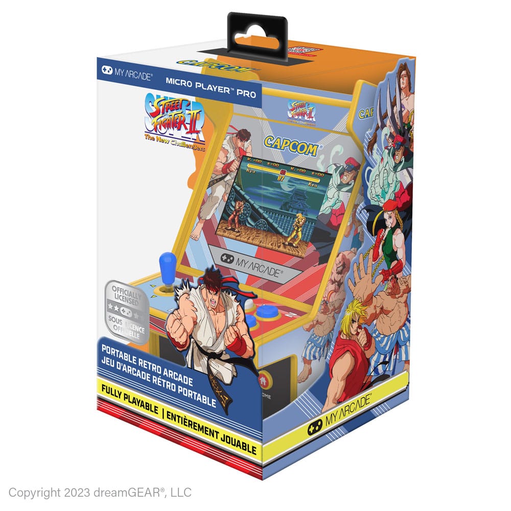 Super Street Fighter II Console de jeu rétro portable Arcade Micro Player Pro