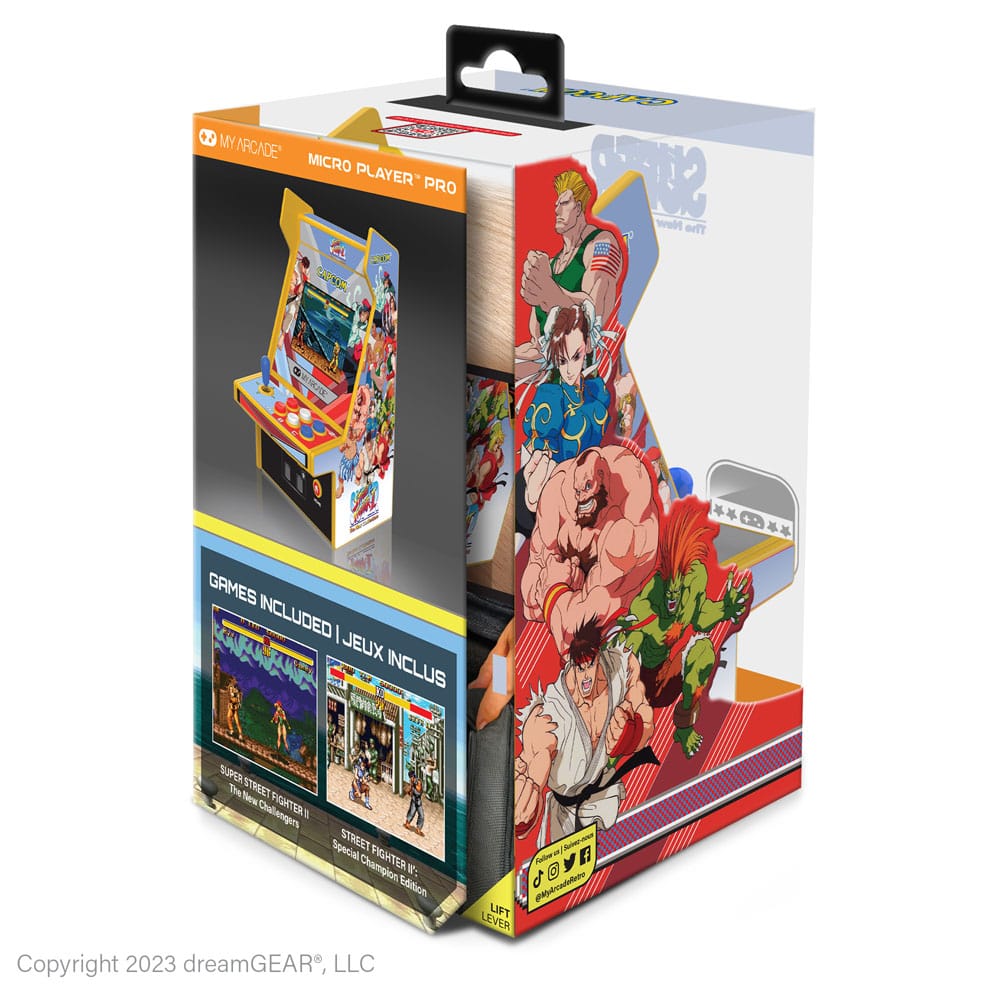 Super Street Fighter II Console de jeu rétro portable Arcade Micro Player Pro