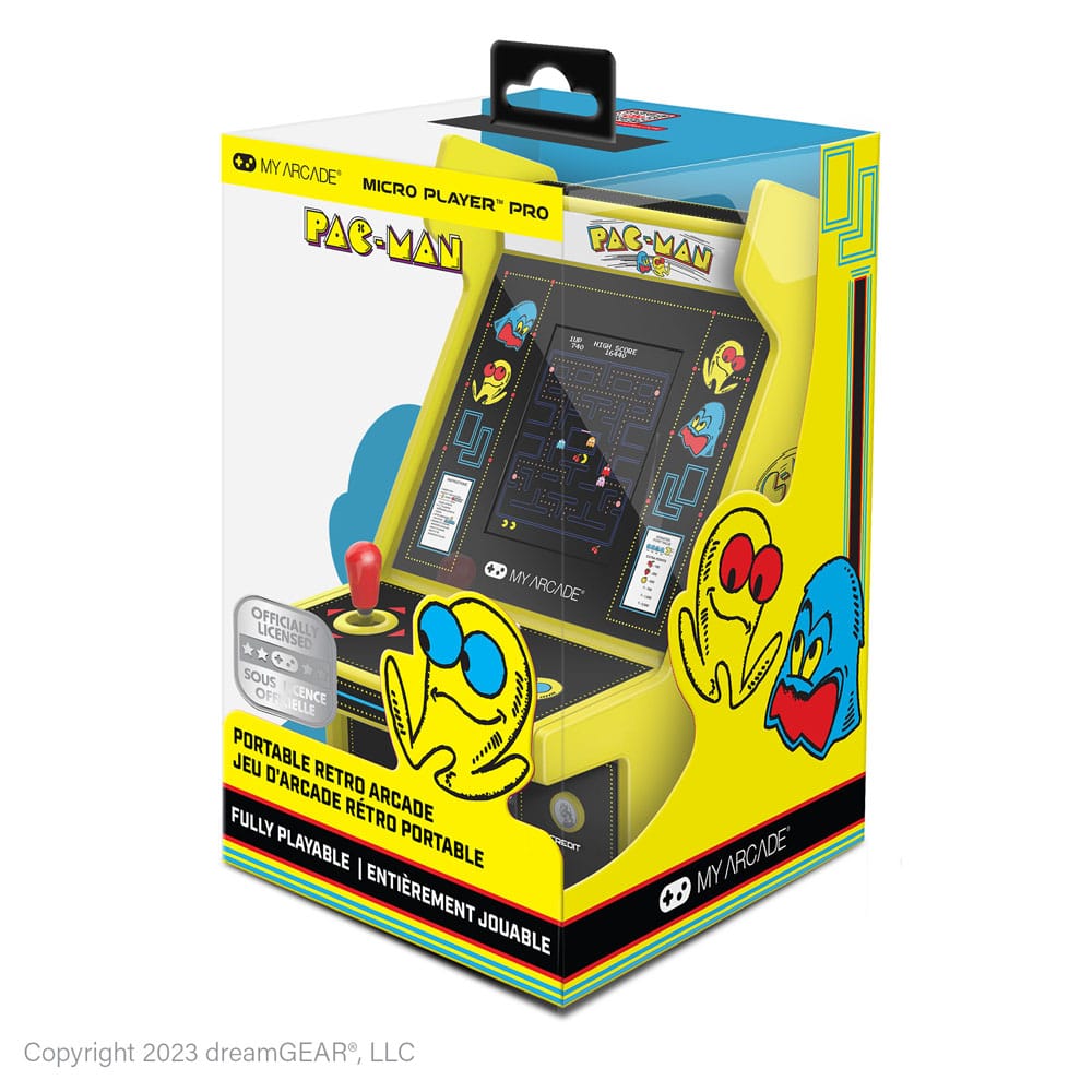 Pac-Man Console de jeu rétro portable Arcade Micro Player Pro