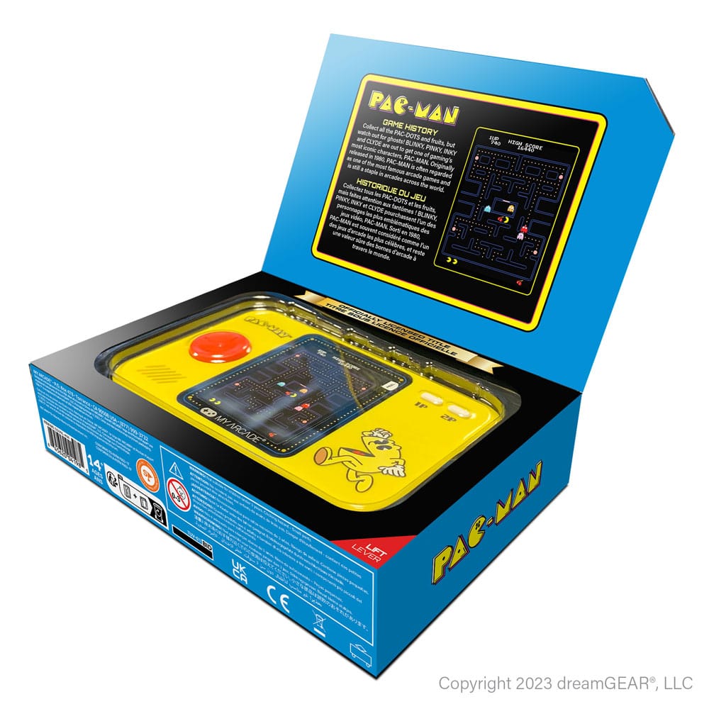 Pac-Man Console de jeu portable Pocket Player Pro