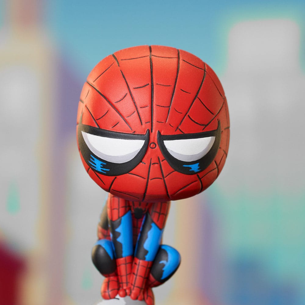 Marvel Animated statuette Spider-Man on Chimney 15 cm