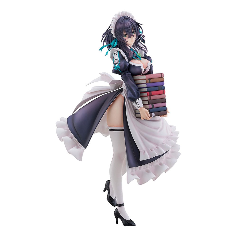 Original Illustration statuette PVC 1/6 Maid Maison Hanikami Kanojo Hikage Chigami Illustration by Piromizu 28 cm