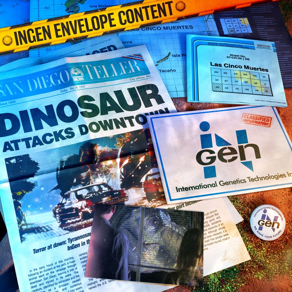 Jurassic Park coffret cadeau The Lost Memories Kit