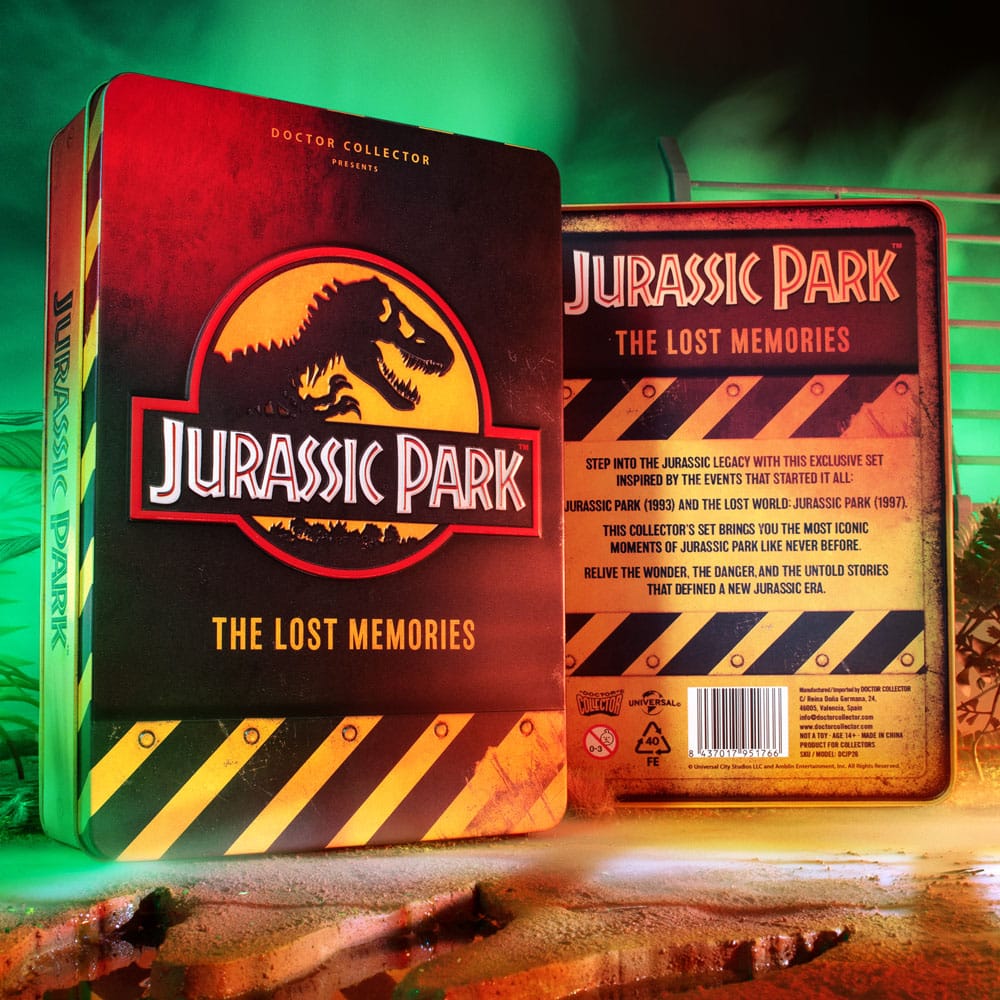 Jurassic Park coffret cadeau The Lost Memories Kit