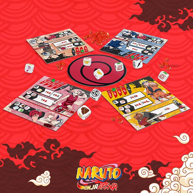 Naruto jeu de dés Ninja Arena