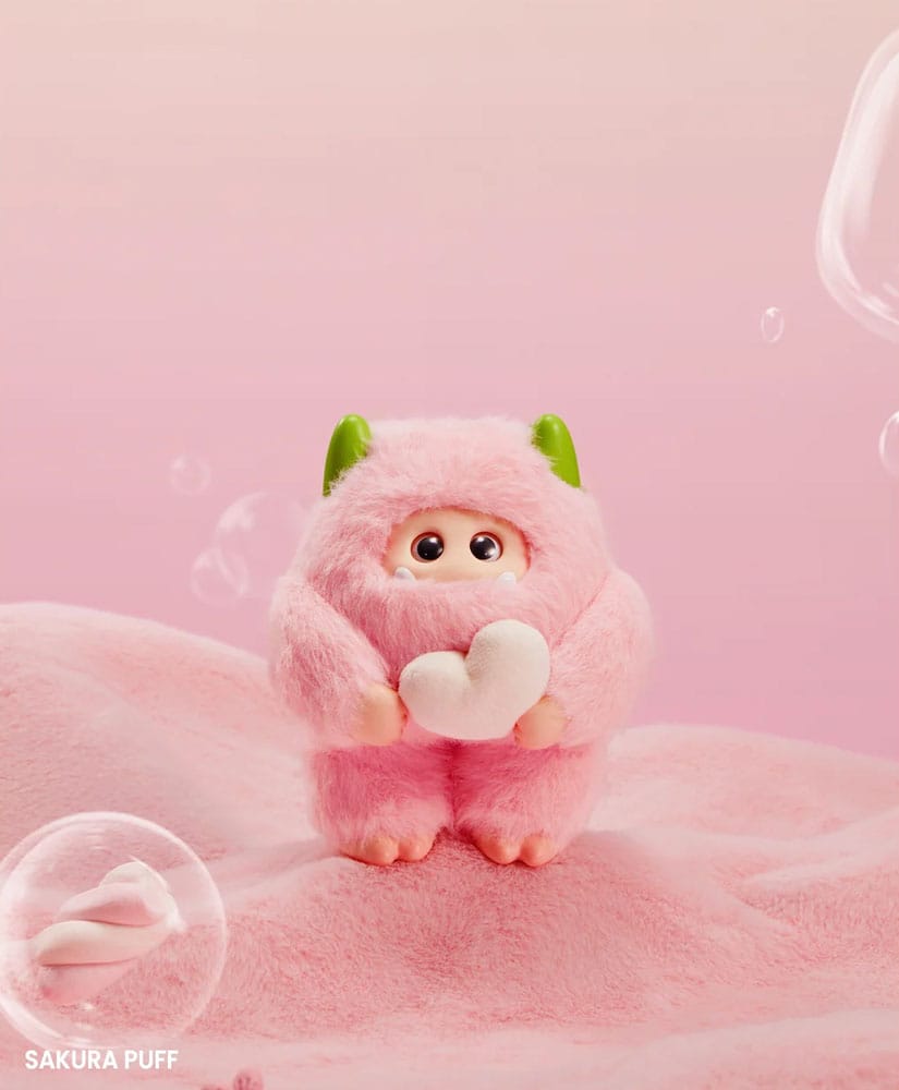 Giggle Monster présentoir porte-clés peluche 11 cm Marshmallow Dreams(6)