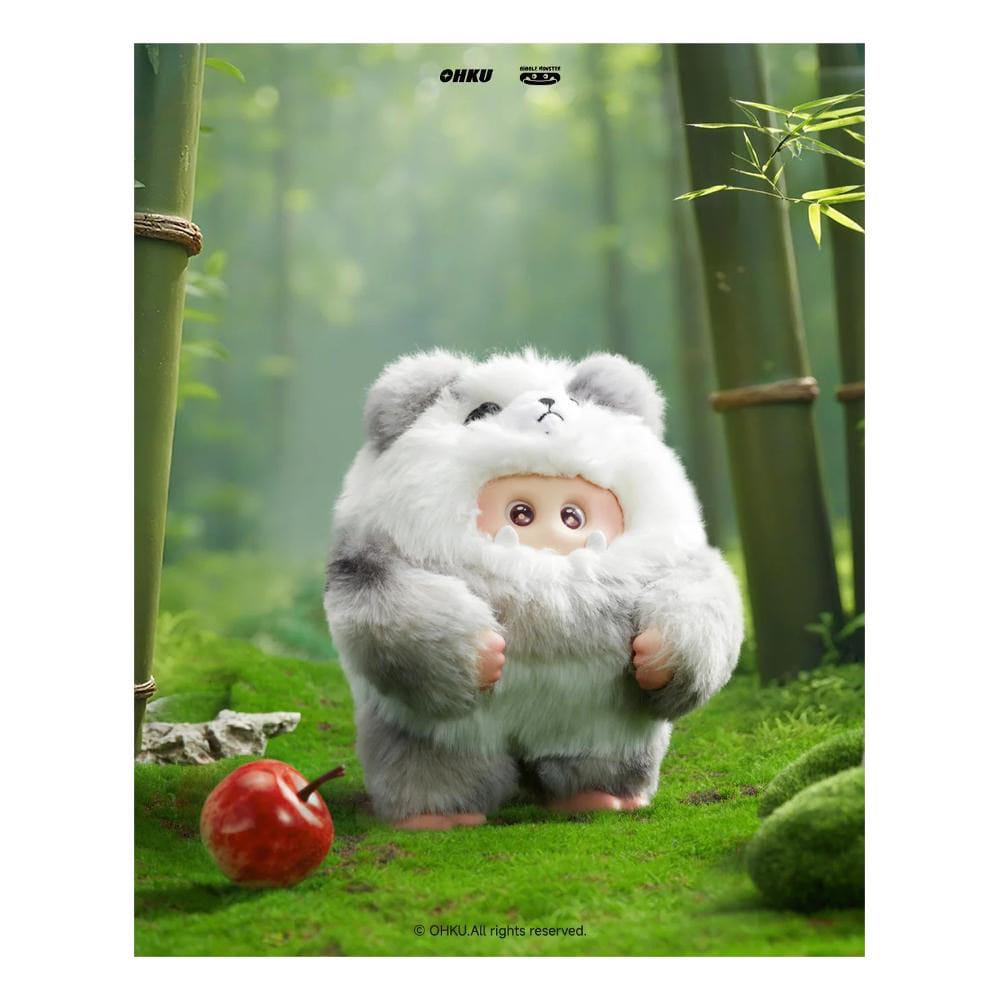 Giggle Monster présentoir porte-clés peluche 11 cm Furry Forest Series(6)
