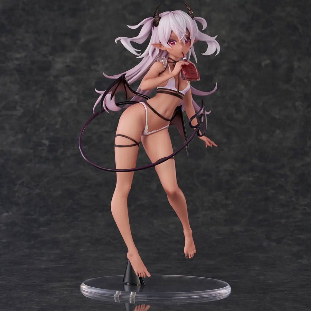 Original Character statuette PVC Dusky-Skinned Vampire Yoru-chan Illustration by Yukimiya Yuge 28 cm