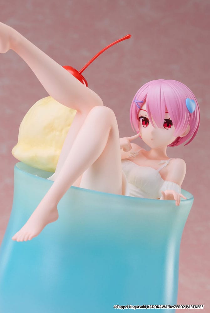 Re:Zero Starting Life in another World statuette PVC 1/7 Ram Cream Soda Ver. 21 cm
