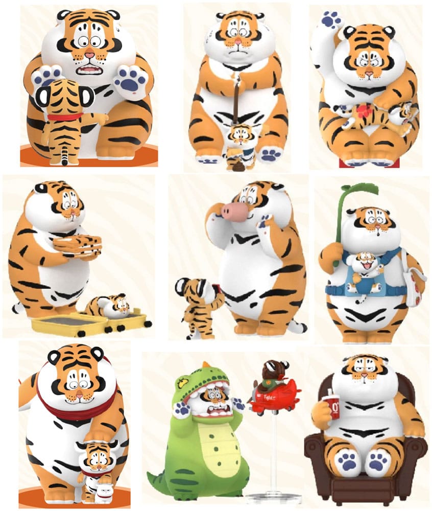 I Am Not Fat Tiger présentoir mini-figurines Roaring Love Series 9 cm (8)
