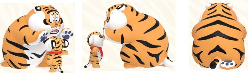 I Am Not Fat Tiger présentoir mini-figurines Roaring Love Series 9 cm (8)