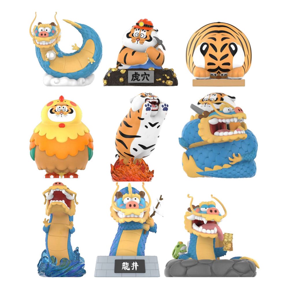 I Am Not Fat Tiger présentoir mini-figurines Long Teng Hu Yue Series 9 cm (8)