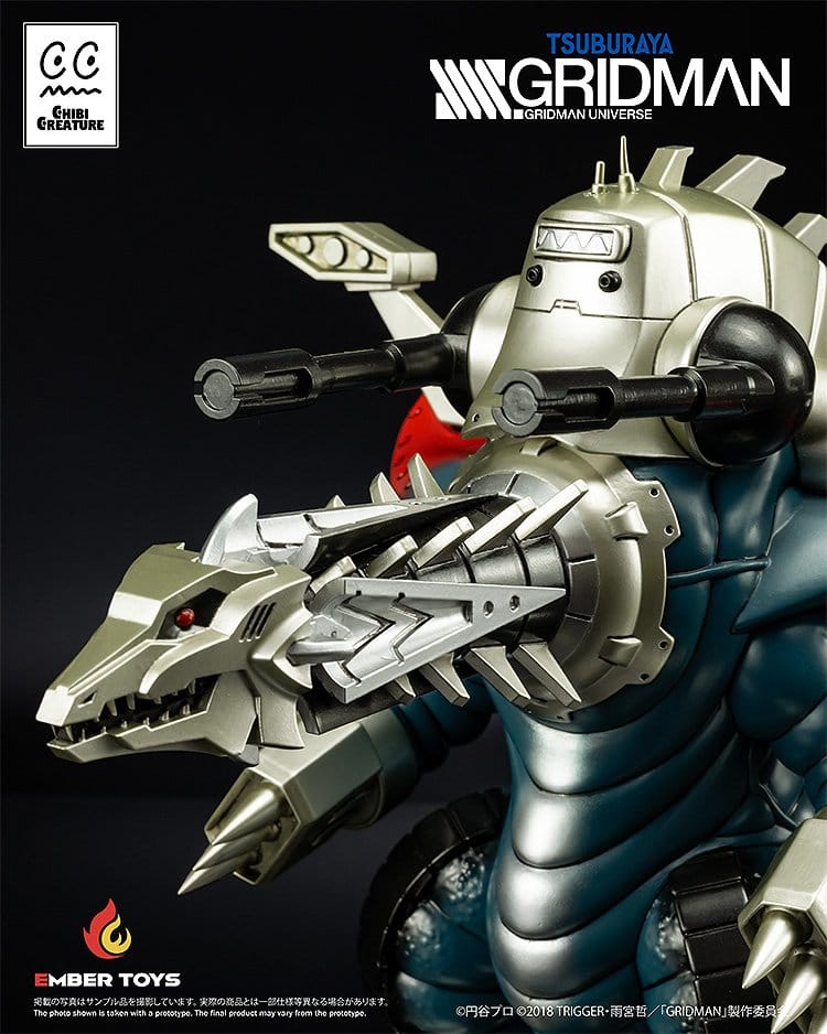SSSS. Gridman figurine Chibi Creature Mecha Ghoulghilas the Revenge Kaiju 14 cm