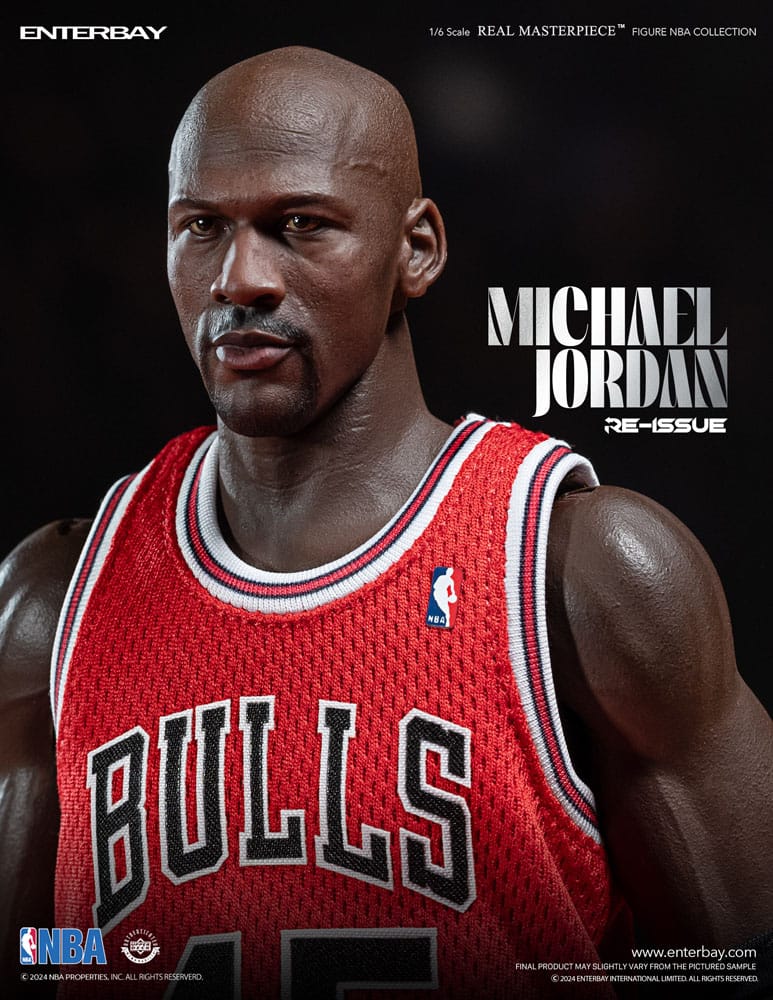 NBA Collection figurine Real Masterpiece 1/6 Michael Jordan I'm Back Edition Limited 30 cm