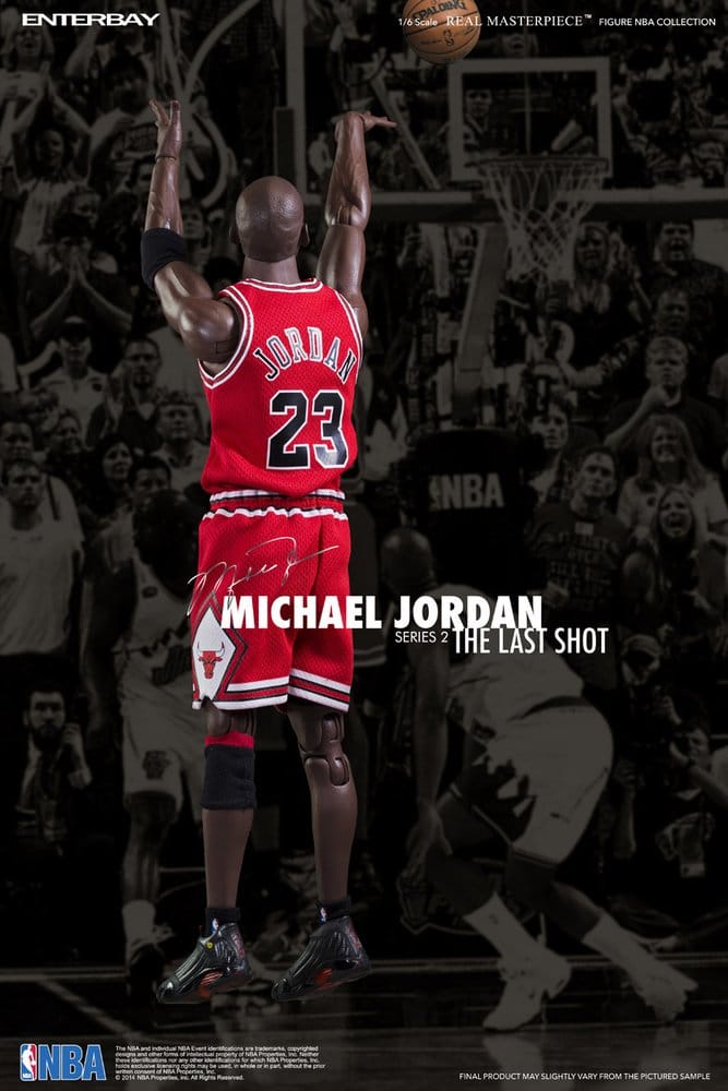 NBA Collection figurine Real Masterpiece 1/6 Michael Jordan Series 2 (Road Jersey Edition) 33 cm