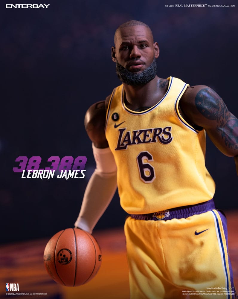 NBA Collection figurine Real Masterpiece 1/6 Lebron James Special Edition 30 cm