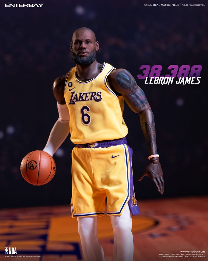 NBA Collection figurine Real Masterpiece 1/6 Lebron James Special Edition 30 cm