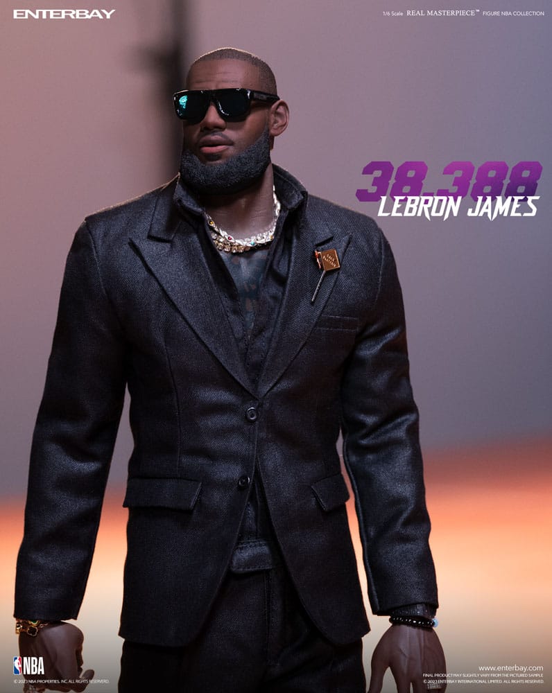 NBA Collection figurine Real Masterpiece 1/6 Lebron James Special Edition 30 cm