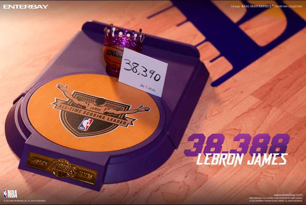 NBA Collection figurine Real Masterpiece 1/6 Lebron James Special Edition 30 cm