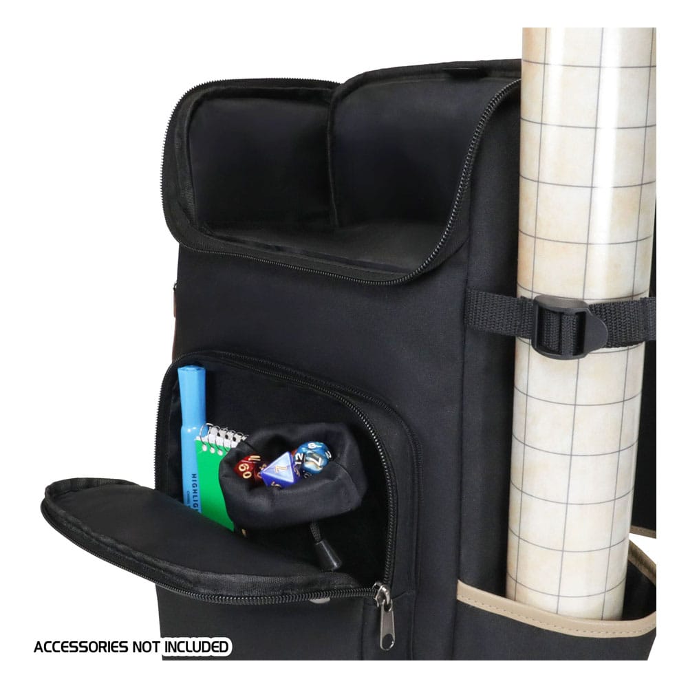 ENHANCE - Sac à dos pour joueur de jeux de rôle Édition Designer noir