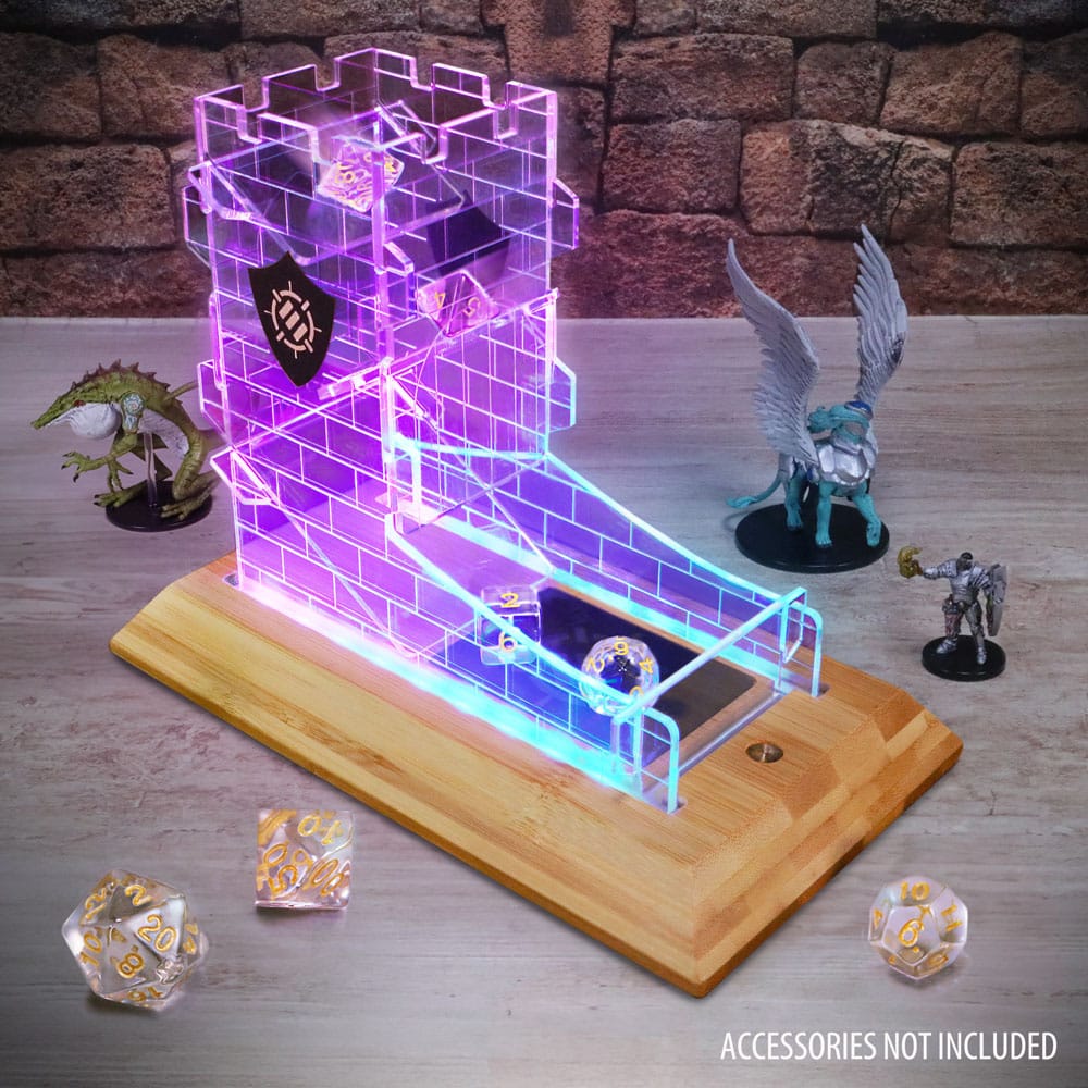 Enhance Tabletop Series tour à dés LED avec set de dés Clear