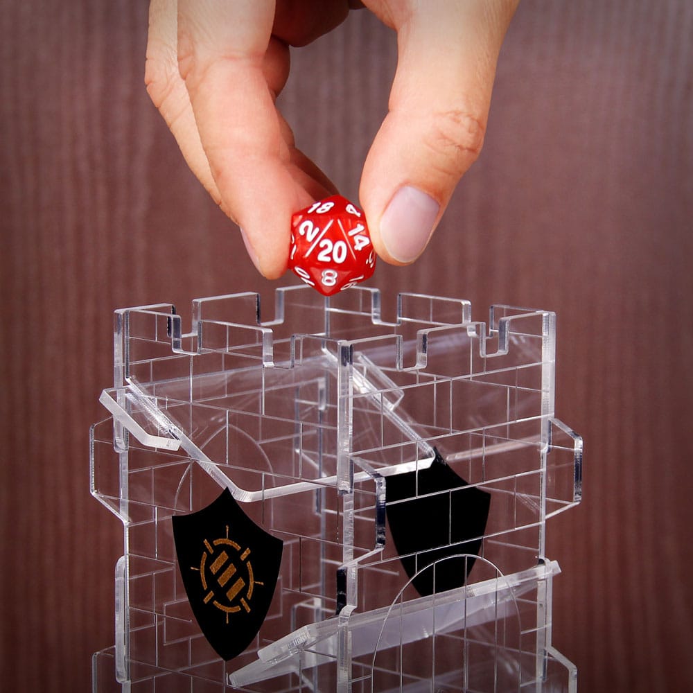 Enhance Tabletop Series tour à dés Clear